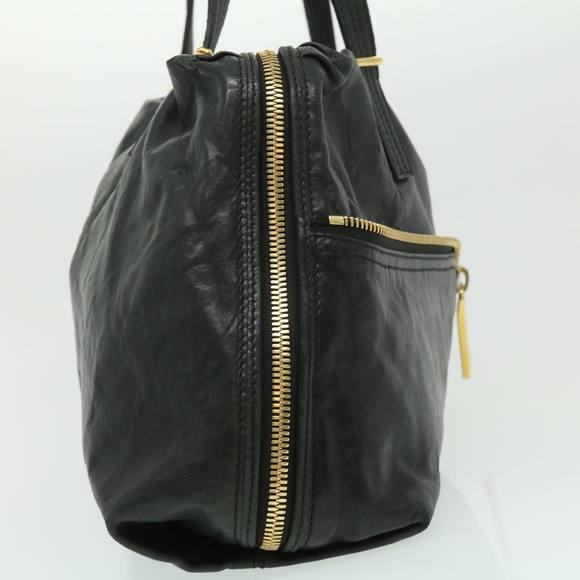 FENDI Tote Bag Leather Black Auth bs1443 - Picture 4 of 10